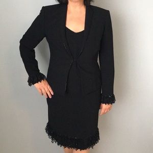 2 piece dress and blazor